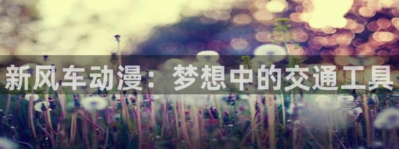 omofun官网进入ios：新风车动漫：梦想中的交通工具